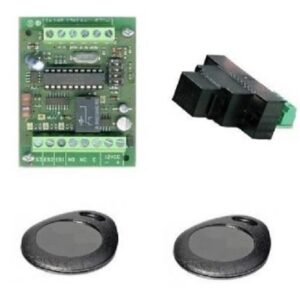 Kit Chiave elettronica RFID a Microcontrollore con 2 Transponder